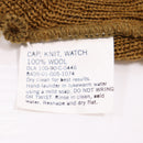 【中古即納】[MIL] ノーブランド ウールニットキャップ DE(ダークアース)(20150223)