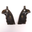 【中古即納】[MIL] Altamont(アルタモント) Kフレーム スクエアバット用 オーバーサイズ 木製グリップ BATELEUR チェッカー S&Wメダリオン ブラック(20150223)