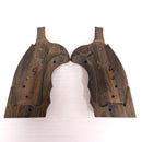 【中古即納】[MIL] Altamont(アルタモント) Kフレーム スクエアバット用 オーバーサイズ 木製グリップ BATELEUR チェッカー S&Wメダリオン ブラック(20150223)