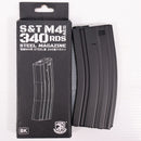 【中古即納】[MIL] S&T M4シリーズ用 スチール製 340連射マガジン BK(ブラック/黒)(STMAG38BK)(20150223)