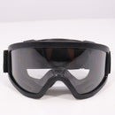 【中古即納】[MIL] ノーブランド シューティングゴーグル クリアレンズ BK(ブラック/黒)(20150223)