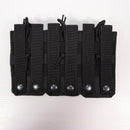 【中古即納】[MIL] ノーブランド M4/M16 オープントップ トリプルマガジンポーチ 6本収納 BK(ブラック/黒)(20150223)