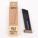 【中古即納】[MIL] BATON airsoft(バトンエアソフト) BM-9 CO2 マガジン FDE(フラットダークアース)【JASG認定】(BM9-COM-FDE)(20251002)