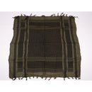 【中古即納】[MIL] ノーブランド シュマグ アフガンストール グリーン/ブラック(100×100cm)(20150223)