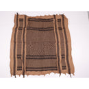 【中古即納】[MIL] ノーブランド シュマグ アフガンストール ブラウン/ブラック(95×95cm)(20150223)