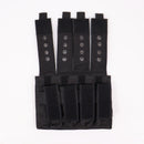 【中古即納】[MIL] ノーブランド SMG クアドラプルマガジンポーチ BK(ブラック/黒)(20150223)