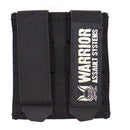 【中古即納】[MIL] WARRIOR ASSAULT SYSTEMS(ウォーリアーアサルトシステムズ) 5.56mm レーザーカット シングル スナップマグポーチ BK(ブラック/黒)(W-LC-SSMP-556P-S-BLK)(20150223)