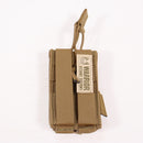 【中古即納】[MIL] WARRIOR ASSAULT SYSTEMS(ウォーリアーアサルトシステムズ) 5.56mm/9mm シングル マグポーチ CT(コヨーテタン)(W-EO-SMOP-SP-CT)(20150223)