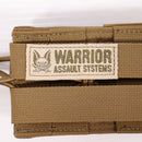 【中古即納】[MIL] WARRIOR ASSAULT SYSTEMS(ウォーリアーアサルトシステムズ) 5.56mm/9mm シングル マグポーチ CT(コヨーテタン)(W-EO-SMOP-SP-CT)(20150223)