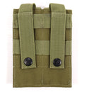 【中古即納】[MIL] ノーブランド ハンドガン ダブルマガジンポーチ OD(オリーブドラブ)(20150223)