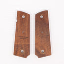 【中古即納】[MIL] Altamont(アルタモント) ガバメント用 木製グリップ フルチェッカー S&Wメダリオン ブラウン(20150223)