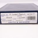 【中古即納】[MIL] タナカワークス ガスリボルバー S&W(スミスアンドウエッソン) M19 4インチ コンバットマグナム HW(ヘビーウェイト) Ver.3 (18歳以上専用)(20210710)