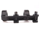 【中古即納】[MIL] HWZ GEISSELEタイプ SUPER PRECISION 25mm/30mm径用 スコープマウント ミドルライズ BK(ブラック/黒)(20150223)