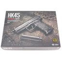 【中古即納】[MIL] 東京マルイ ガスブローバック HK45 タクティカル BK(ブラック/黒) (18歳以上専用)(20190906)