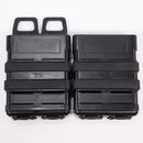 【中古即納】[MIL] ノーブランド ITWタイプ M4 ファストマグポーチ 2個セット BK(ブラック/黒)(20150223)