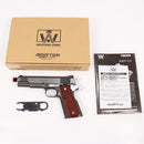 【中古即納】[MIL] WA ウエスタンアームズ ガスブローバック コルトガバメント スネークマッチ デルタVer. ウッドグリップ HW(ヘビーウェイト) (18歳以上専用)(20150223)