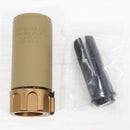 【中古即納】[MIL] 5KU SUREFIREタイプ Warden ブラストディフューザー & 4-Prong スチールフラッシュハイダー セット DE(ダークアース)(20150223)