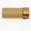 【中古即納】[MIL] 5KU SUREFIREタイプ Warden ブラストディフューザー & 4-Prong スチールフラッシュハイダー セット DE(ダークアース)(20150223)