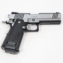 【中古即納】[MIL] 東京マルイ ガスブローバック ハイキャパカスタム デュアル・ステンレス (18歳以上専用)(20071231)