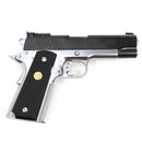 【中古即納】[MIL] MGC 発火モデルガン コルト コンバットコマンダー カスタム フレームシルバー ABS (18歳以上専用)(20150223)