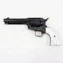【中古即納】[MIL] マルシン工業 ガスリボルバー コルト SAA.45 1st Gen.Late シビリアン マットブラックABS パールプラグリップ仕様 (18歳以上専用)(20251031)