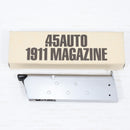 【中古即納】[MIL] WA ウエスタンアームズ .45オート/1911用 NGW 21連マガジン 鉄バンパー シルバー(20150223)
