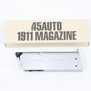 【中古即納】[MIL] WA ウエスタンアームズ .45オート/1911用 NWL 19連コンパクトマガジン 鉄バンパー シルバー(20150223)