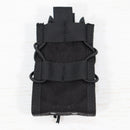 【中古即納】[MIL] ノーブランド TACOタイプ M4 オープントップ シングルマガジンポーチ BK(ブラック/黒)(20150223)
