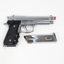【中古即納】[MIL] 東京マルイ ガスブローバック M92F クロームステンレス (18歳以上専用)(20020804)