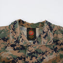 【中古即納】[MIL] AMERICAN APPAREL INC. USMC BDUジャケット サイズ32S ウッドランドマーパット(20150223)