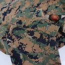 【中古即納】[MIL] AMERICAN APPAREL INC. USMC BDUジャケット サイズ32S ウッドランドマーパット(20150223)