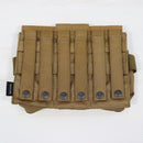 【中古即納】[MIL] TMC M4/M16 トリプルマガジンポーチ DE(ダークアース)(20150223)