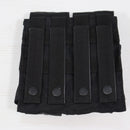 【中古即納】[MIL] ノーブランド M4/M16 ダブルマガジンポーチ BK(ブラック/黒)(20150223)