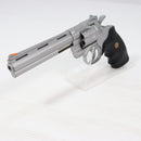 【中古即納】[MIL] クラウンモデル エアリボルバー コルトパイソン.357マグナム 6インチ ステンレスタイプ(No.13213) (18歳以上専用)(20150223)