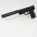 【中古即納】[MIL] クラウンモデル エアコッキング スライドストップ ハンドガン USP サイレンサー付き (10歳以上専用)(20241228)