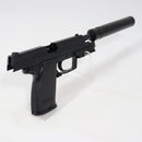 【中古即納】[MIL] クラウンモデル エアコッキング スライドストップ ハンドガン USP サイレンサー付き (10歳以上専用)(20241228)