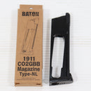 【中古即納】[MIL] BATON airsoft(バトンエアソフト) 1911 CO2マガジン Type-NL(B-1911-COM-NL)(20220918)