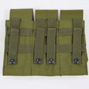 【中古即納】[MIL] ノーブランド M4/M16 トリプルマガジンポーチ OD(オリーブドラブ)(20150223)