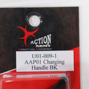 【中古即納】[MIL] Action Army(アクションアーミー) AAP-01 アサシン用 アルミCNC チャージングハンドル TYPE1 BK(ブラック/黒)(U01-009-1)(20220401)