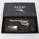 【中古即納】[MIL] 東京マルイ エアーリボルバー プロ SAA.45 アーティラリー 5 1/2インチ SV(シルバー) (10歳以上専用)(20220728)