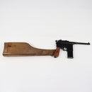 【中古即納】[MIL] ARMORER WORKS(アーモリーワークス) ガスブローバック Mauser(モーゼル) M712 ストックホルスター付き(フェイクウッド)(AW-MC0101-JP) (カスタム品) (18歳以上専用)(20220717)