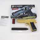 【中古即納】[MIL] トーシン産業 ソフト弾エアコッキングガン DEハンドガン ゴールド (ジャンク品) (10歳以上専用)(20150223)