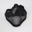【中古即納】[MIL] ノーブランド スチールメッシュマスク BK(ブラック/黒)(20150223)