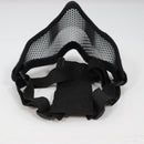 【中古即納】[MIL] ノーブランド スチールメッシュマスク BK(ブラック/黒)(20150223)