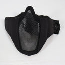 【中古即納】[MIL] ノーブランド ハーフメッシュマスク BK(ブラック/黒)(20150223)