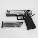 【中古即納】[MIL] 東京マルイ ガスブローバック ハイキャパカスタム デュアル・ステンレス (18歳以上専用)(20071231)