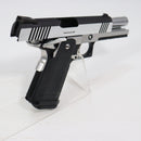 【中古即納】[MIL] 東京マルイ ガスブローバック ハイキャパカスタム デュアル・ステンレス (18歳以上専用)(20071231)