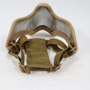 【中古即納】[MIL] ノーブランド スチールメッシュマスク スカル DE(ダークアース)(20150223)