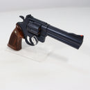 【中古即納】[MIL] マルシン工業 ガスリボルバー S&W(スミスアンドウェッソン) M29 5インチ WディープブラックABS ハーフチェッカー木製グリップ付き (18歳以上専用)(20220521)