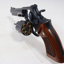 【中古即納】[MIL] マルシン工業 ガスリボルバー S&W(スミスアンドウェッソン) M29 5インチ WディープブラックABS ハーフチェッカー木製グリップ付き (18歳以上専用)(20220521)